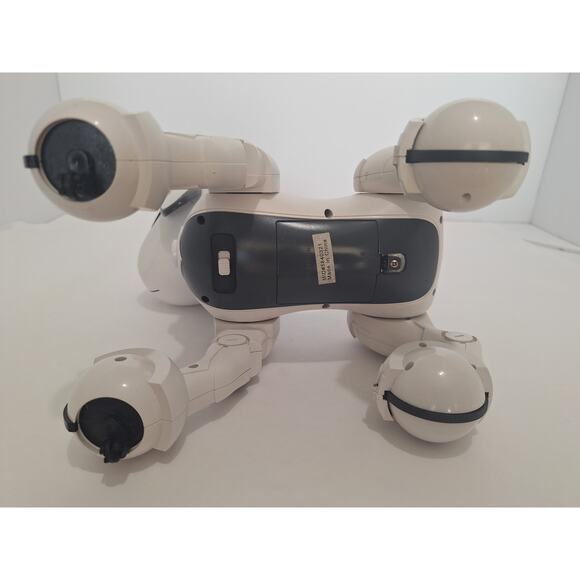 Future Robot Dog Toy – White/Blue RC Robo Puppy – Powers On, No Remote – 12” - Picture 5 of 8